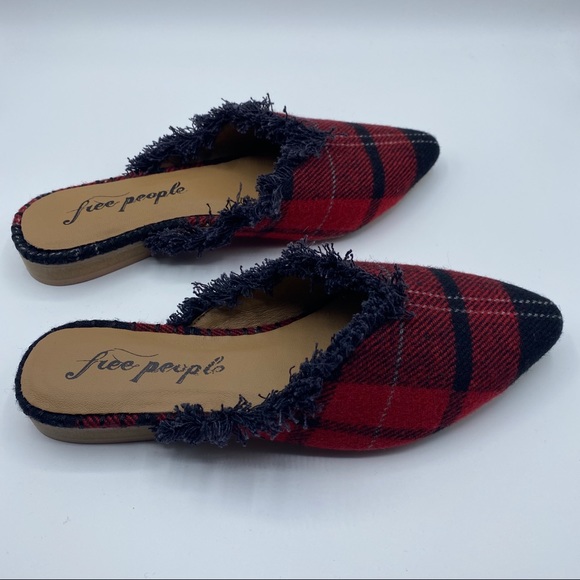 Free People | Red Camo Mules - Picture 2 of 5
